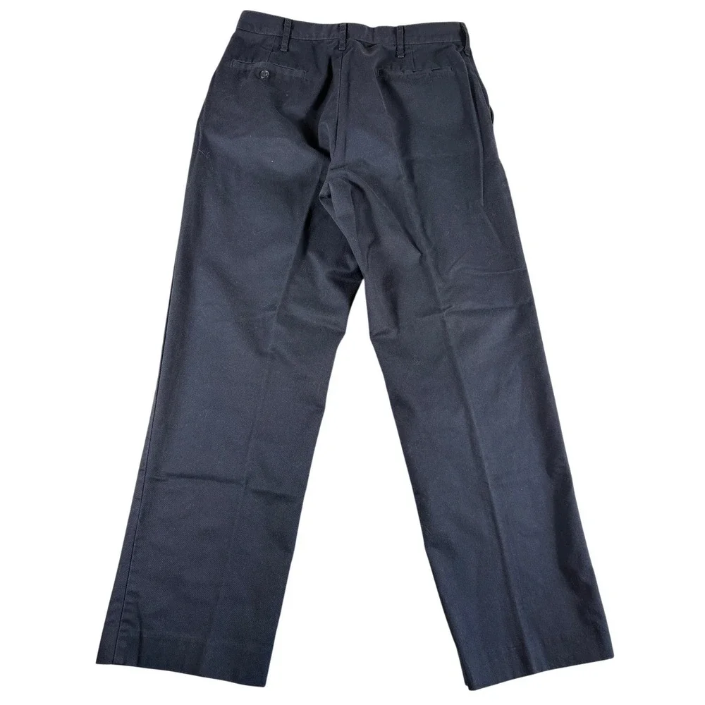 VTG Northwest Airlines by Brookhurst Chino Pants Mens 32 Navy Workwear Heritage